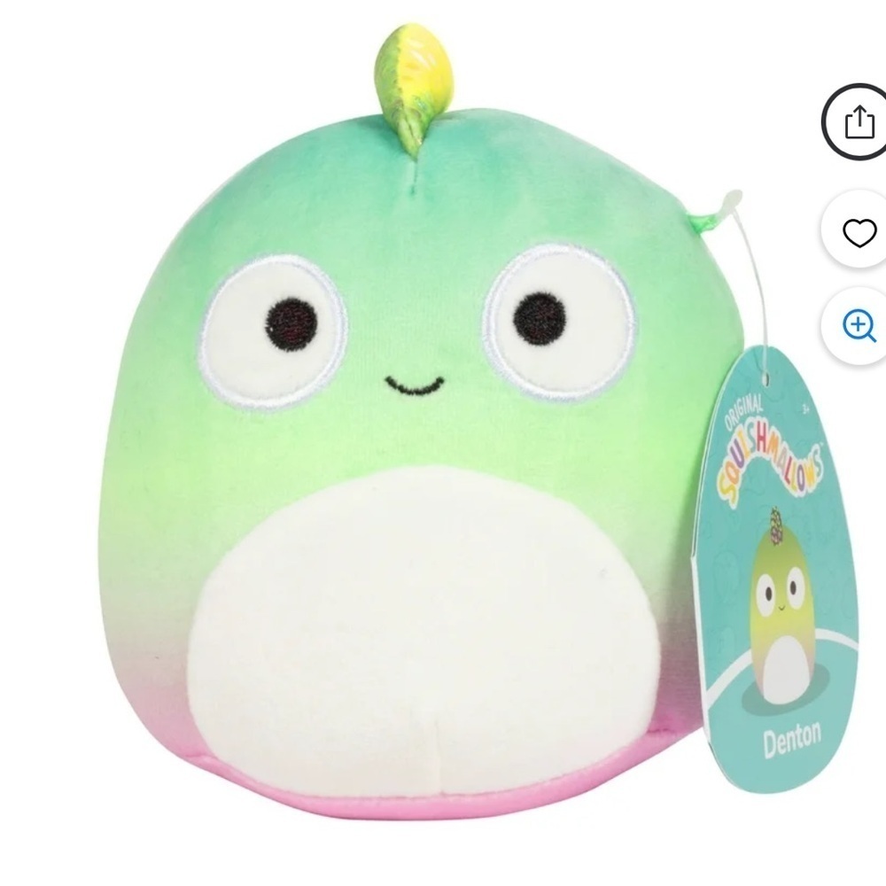 Squishmallows Denton Mint Green and White Plush 9 inches
